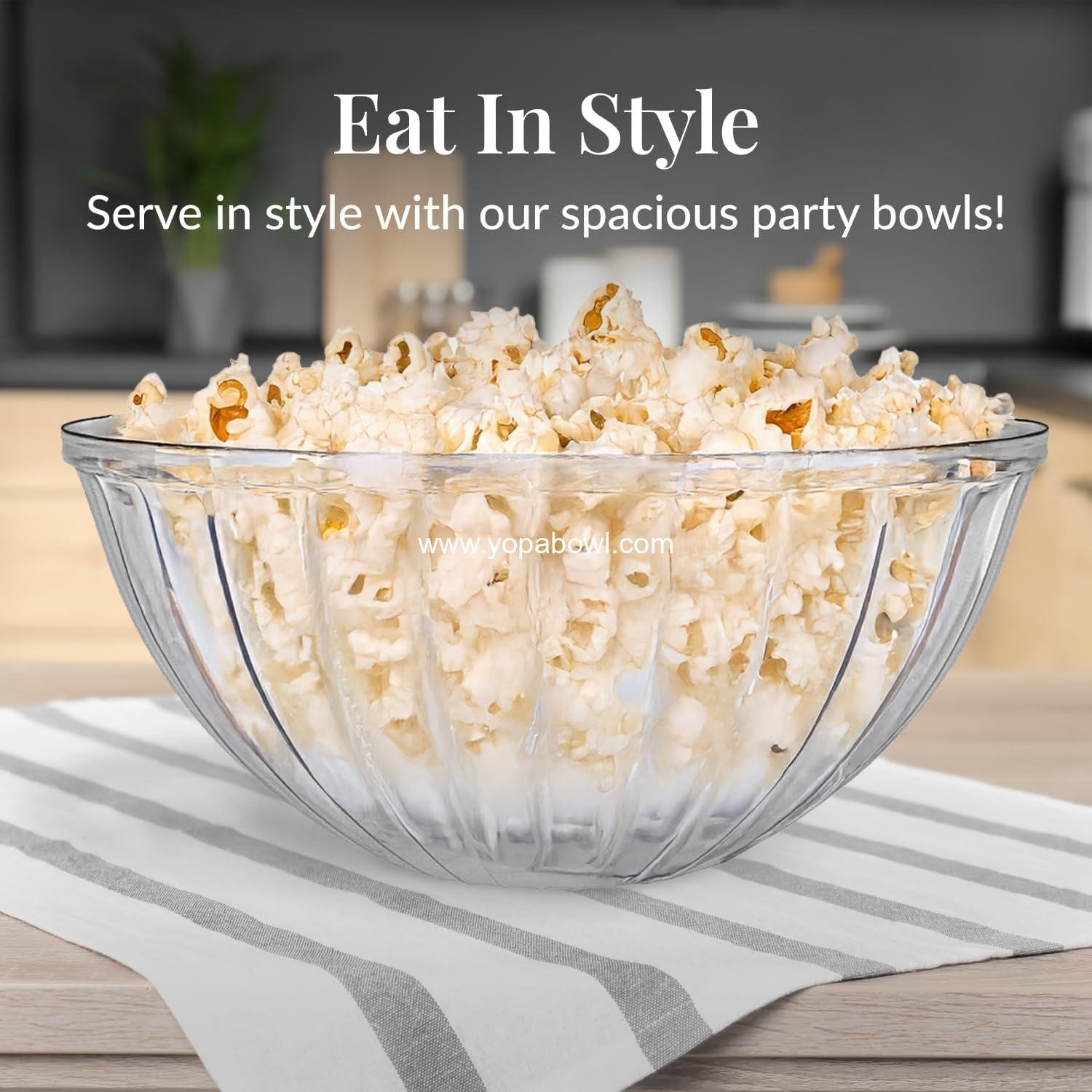 Wholesale Clear Plastic Serving Bowls, 48 Oz, 12 Pack - Round Disposable Containers for Punch, Parties, and Snacks - Large Salad Bowl Dish for Serving Candy and Salads - Factory