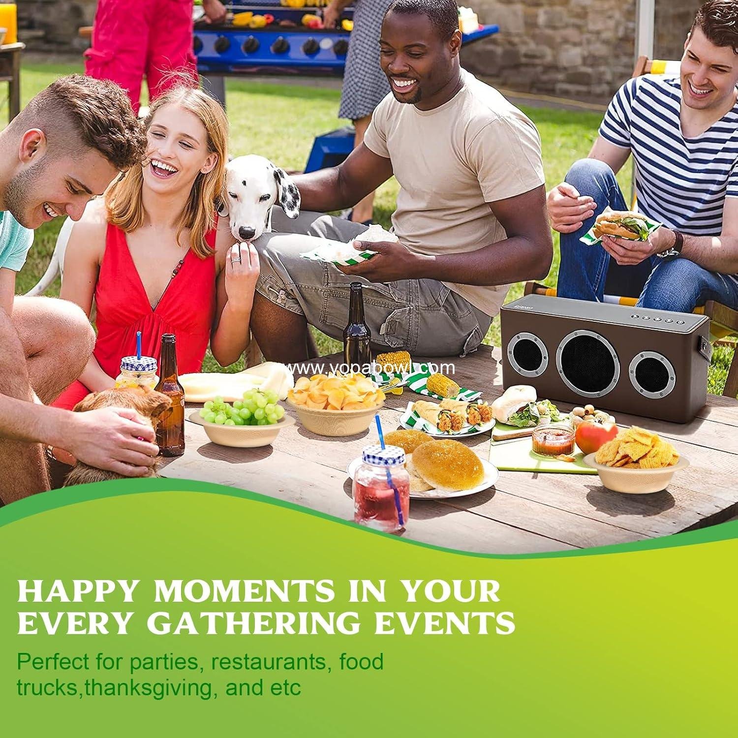 Wholesale 16oz Paper Bowls - 200 Pack Disposable, Heavy Duty, Compostable & Biodegradable, Microwavable for Soup, Salad, Ice Cream Factory Wholesale 16oz Paper Bowls - 200 Pack Disposable, Heavy Duty, Compostable & Biodegradable, Microwavable for Soup, Salad, Ice Cream Factory