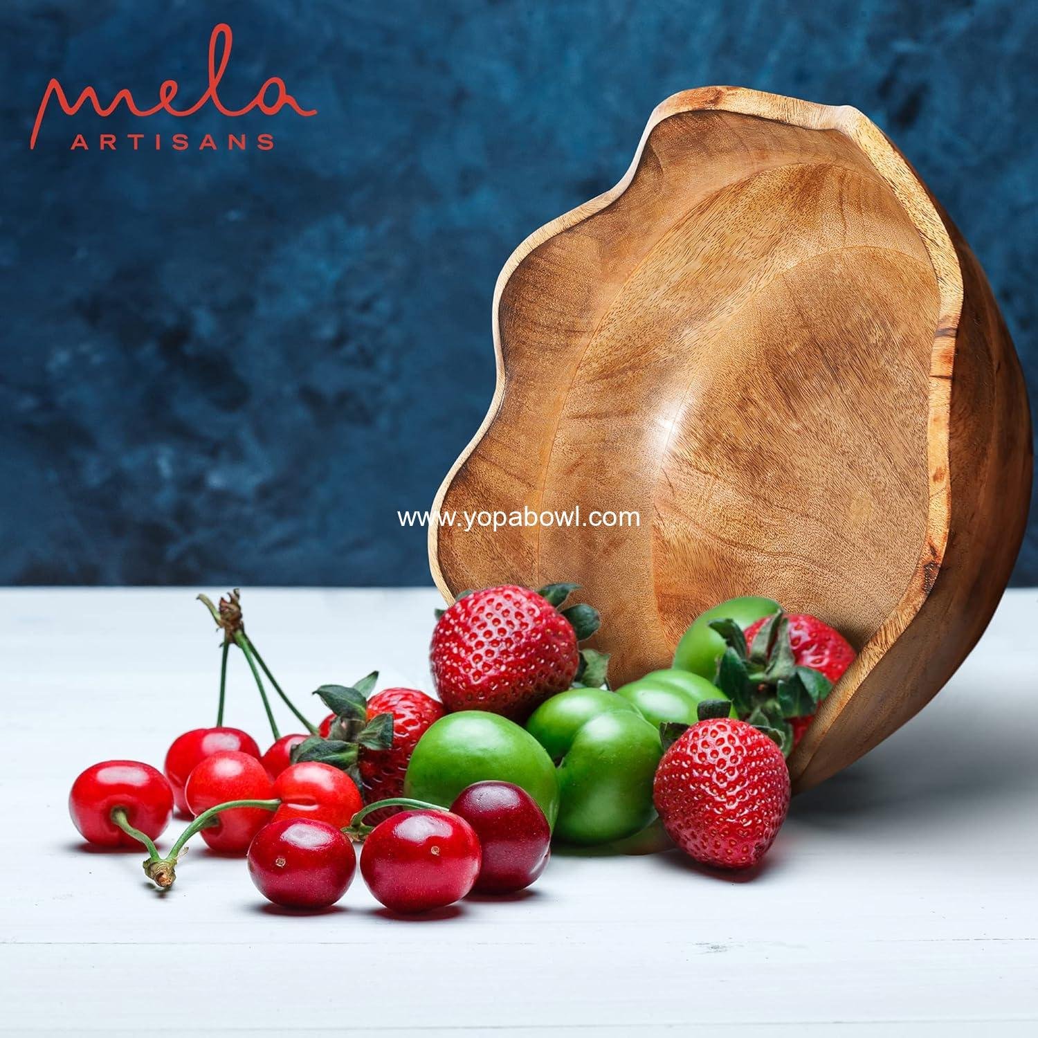 Wholesale Scalloped Decorative Wooden Bowl | 12-Inch Mango Wood Fruit & Serving Bowl | Natural Grain Finish for Kitchen Counter | Snacks Desserts Bread | Handcrafted Home Decor Factory Wholesale Scalloped Decorative Wooden Bowl | 12-Inch Mango Wood Fruit & Serving Bowl | Natural Grain Finish for Kitchen Counter | Snacks Desserts Bread | Handcrafted Home Decor Factory