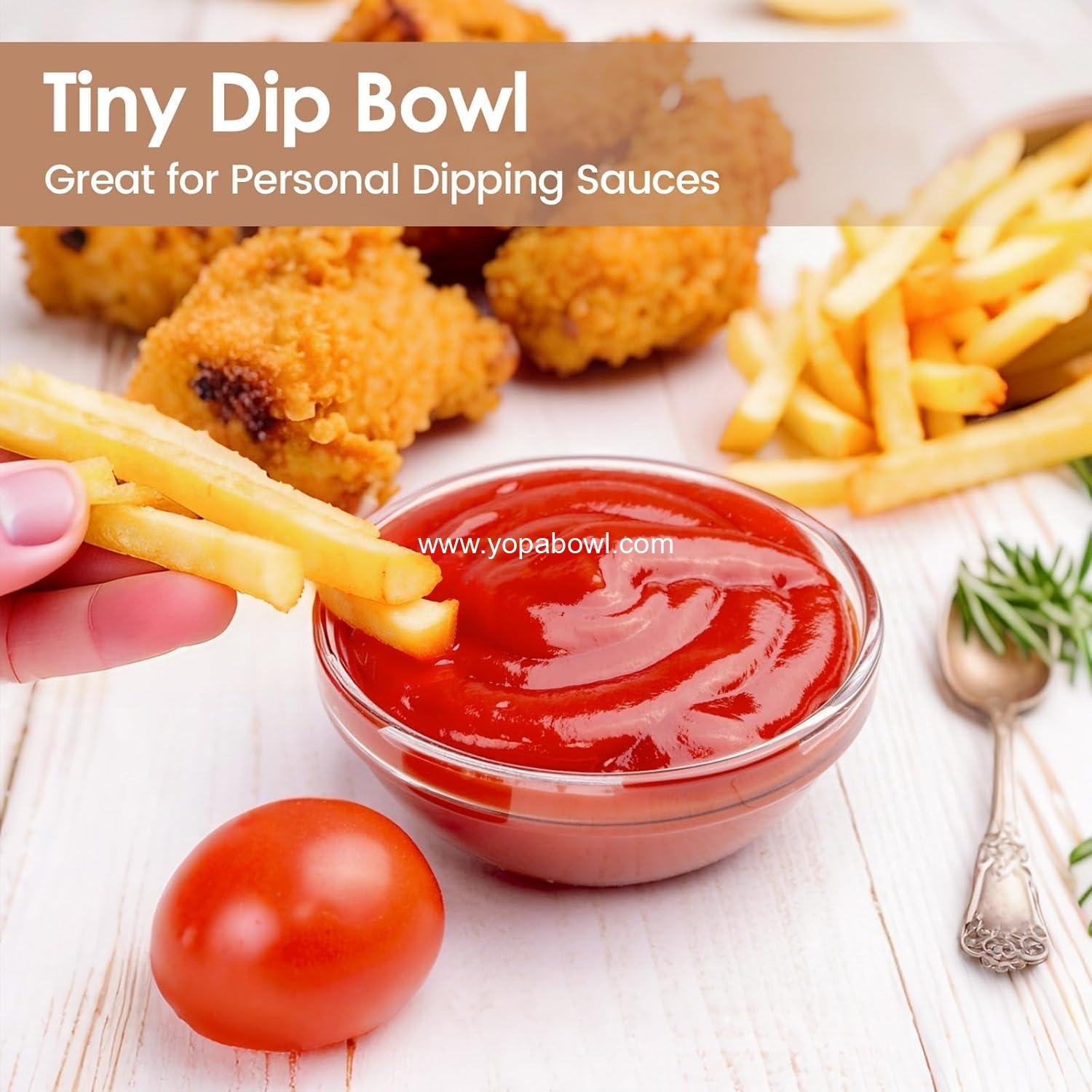 Wholesale 3.5in 4oz Small Glass Bowls, Mini Ramekins, Stackable Condiment Containers for Prep, Dips, Nuts, Snacks, Meal Prep, and Desserts Factory