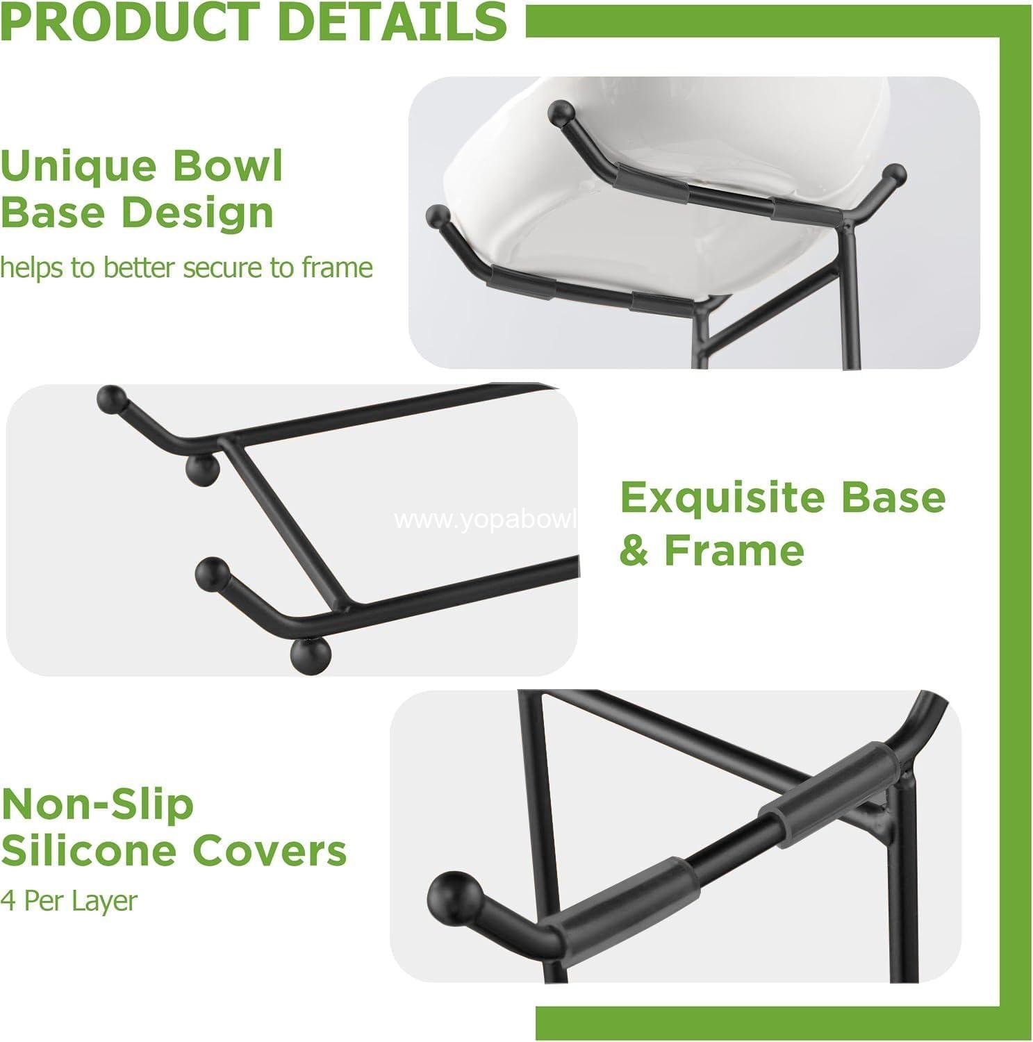 Wholesale 3 Tier Ceramic Fruit Bowl for Kitchen Counter - Tiered Display Rack for Fresh Fruits & Veggies, Serving Trays for Parties, Factory