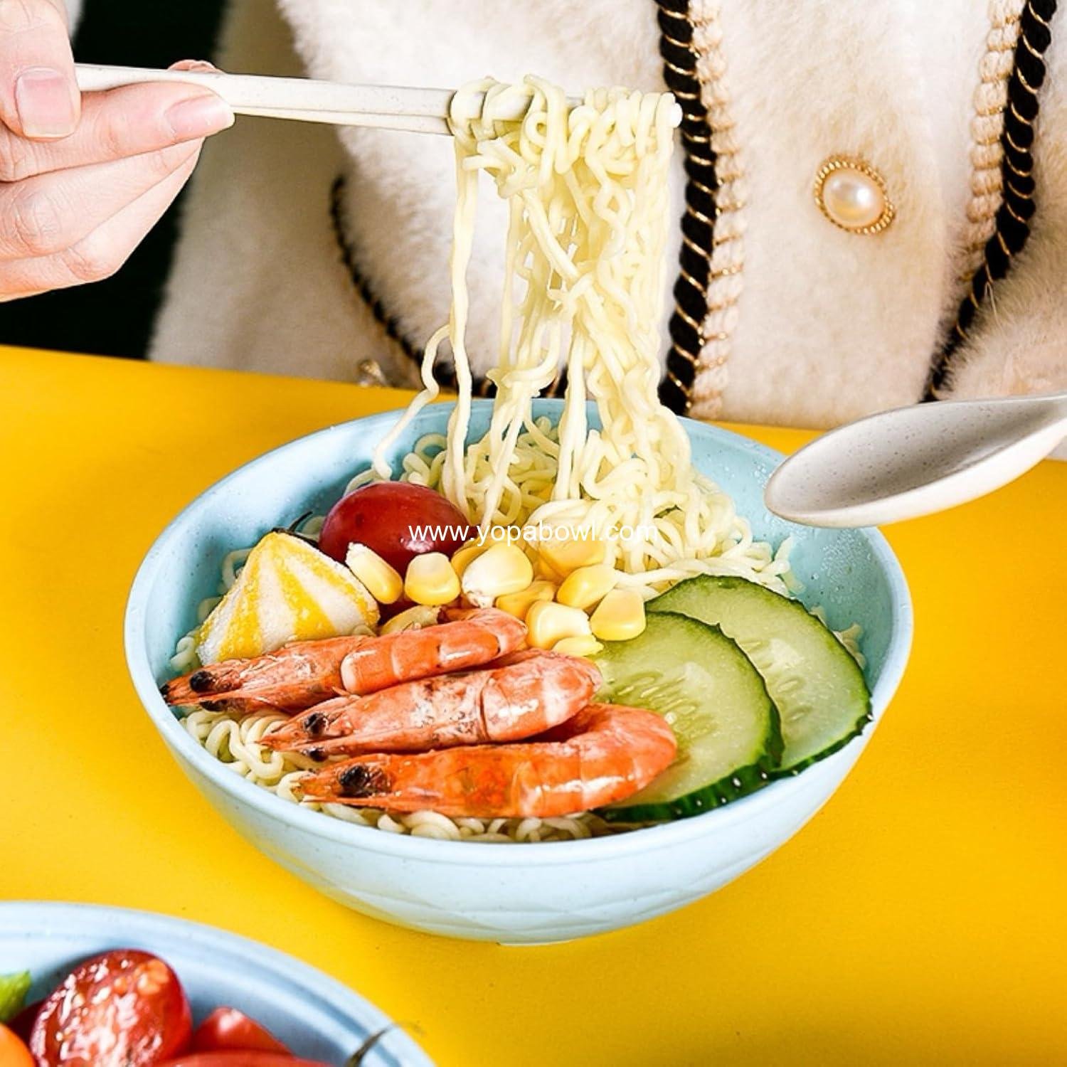 Wholesale Microwave Ramen Bowl - Microwave Ramen Cooker with Lid for Instant Noodles, Soup, Pasta, Rice, Cereal, and Salad - Kitchen Essential for College Dorms -  Set of Plates & Bowls - OEM Factory