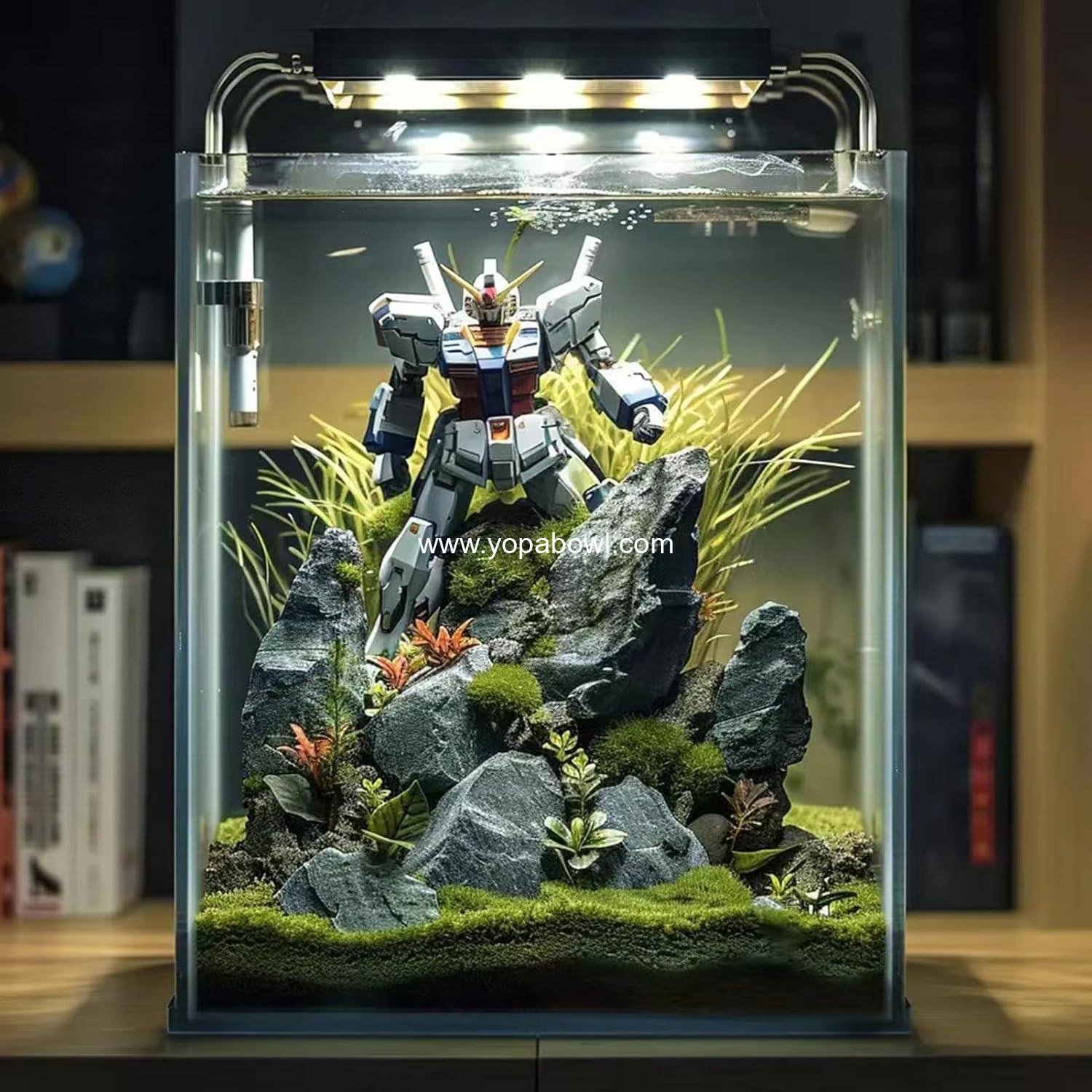 Wholesale 3 Gallon Glass Fish Tank - Easy to Maintain Aquarium for Betta, Snails, Shrimp, and Aquatic Plants Factory