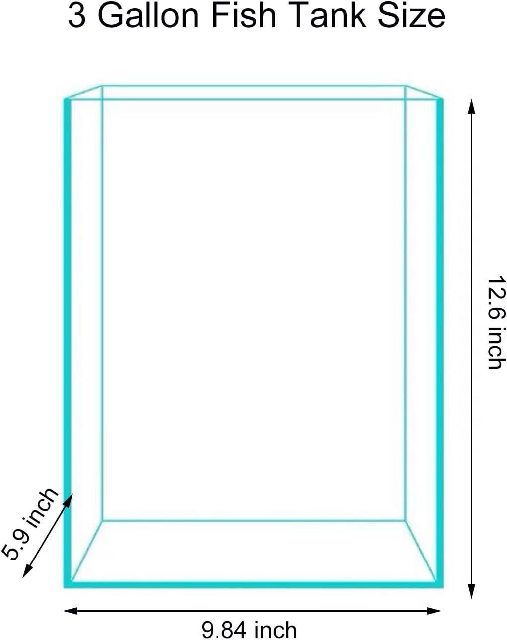Wholesale 3 Gallon Glass Fish Tank - Easy to Maintain Aquarium for Betta, Snails, Shrimp, and Aquatic Plants Factory