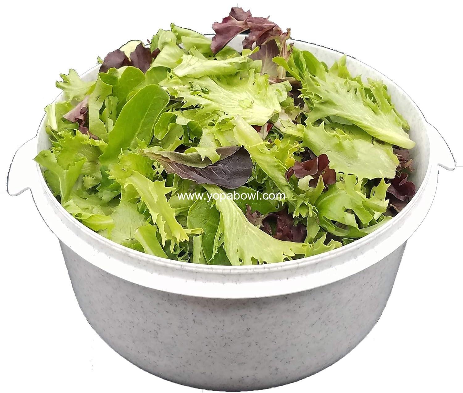 Wholesale Popcorn Bowl Set - Large Reusable Kernel Katcher with Lid, Sifter Shaker, and Separator, Dishwasher Safe, Made from Recycled Plastic with Handle (White Granite) Factory