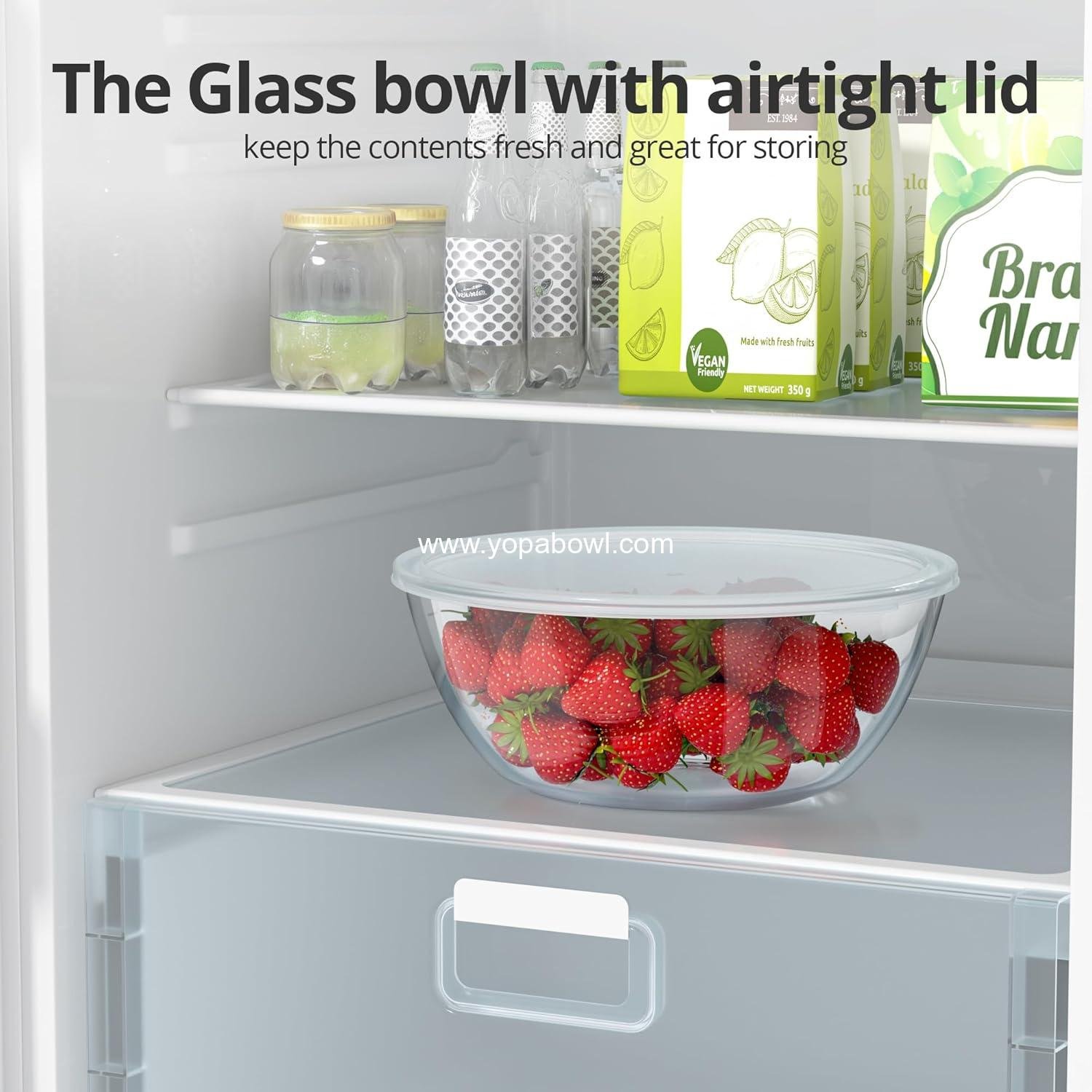 Wholesale 4.7 Qt Extra Large Clear Glass Mixing Bowls – Ideal for Salad, Cooking, and Bread Storage – Manufacturer