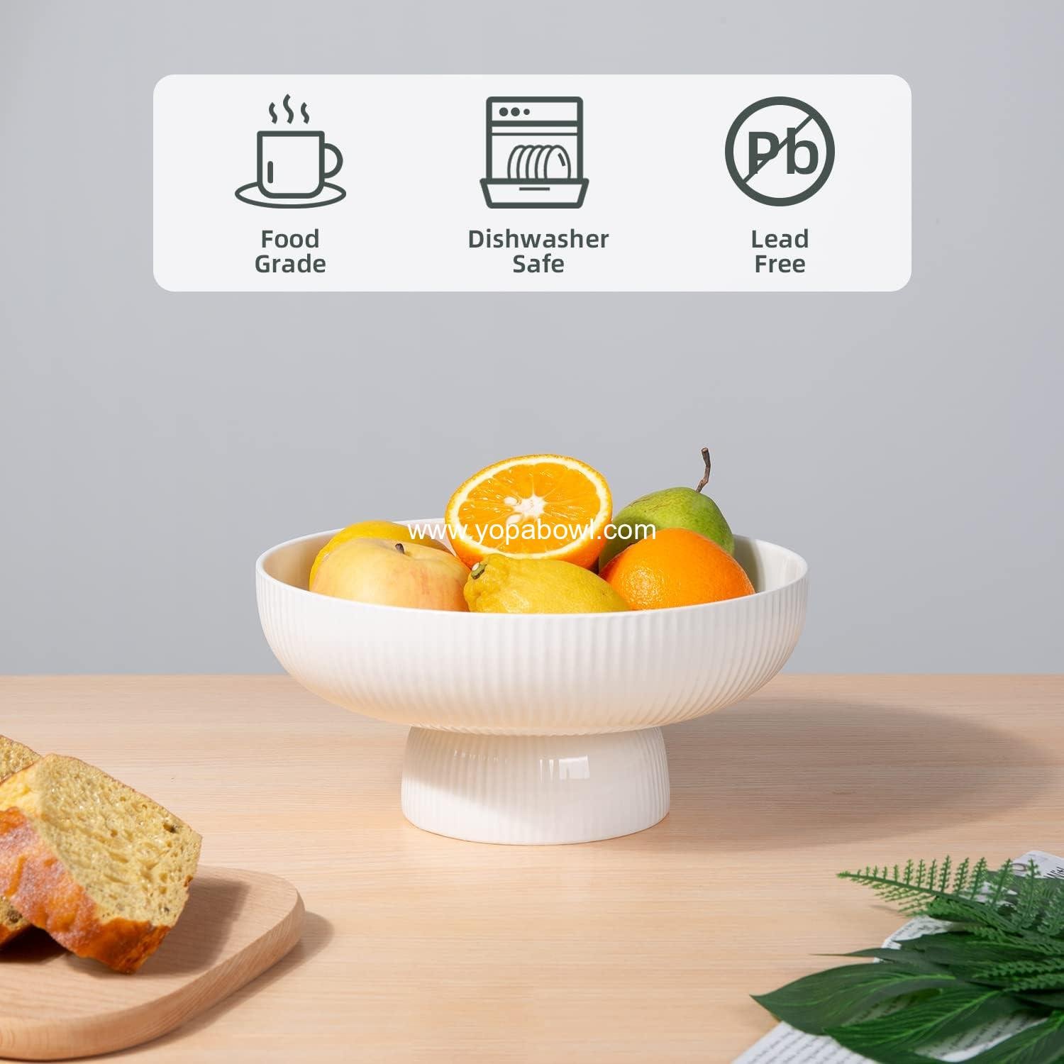 Wholesale Ceramic Fruit Bowl with Draining Holes, 10