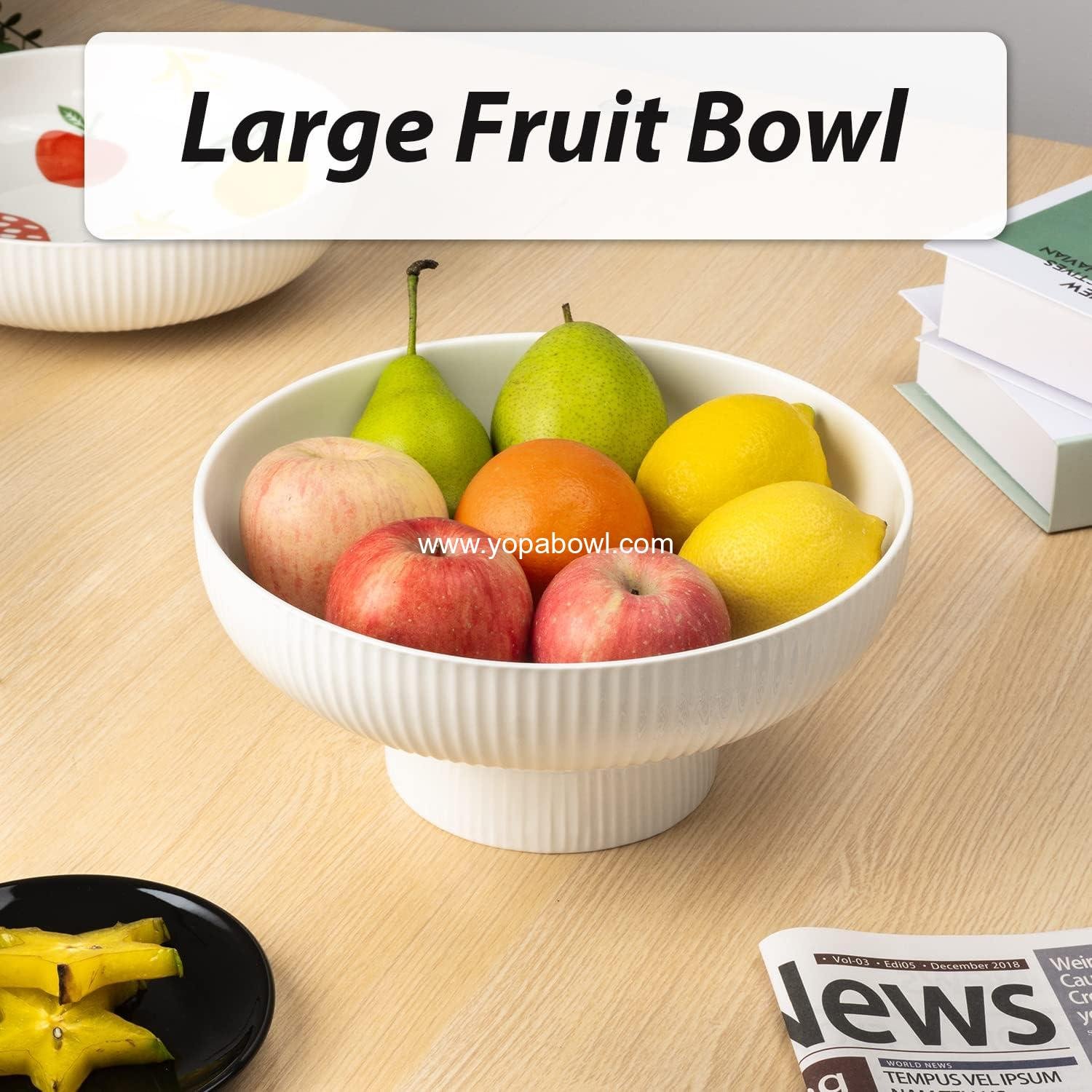 Wholesale Ceramic Fruit Bowl with Draining Holes, 10