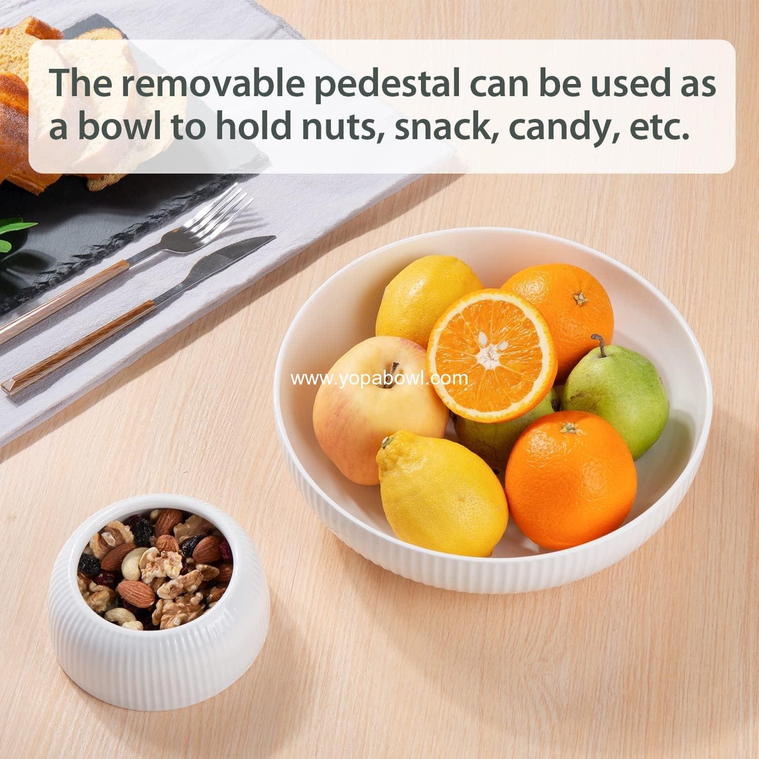 Wholesale Ceramic Fruit Bowl with Draining Holes, 10