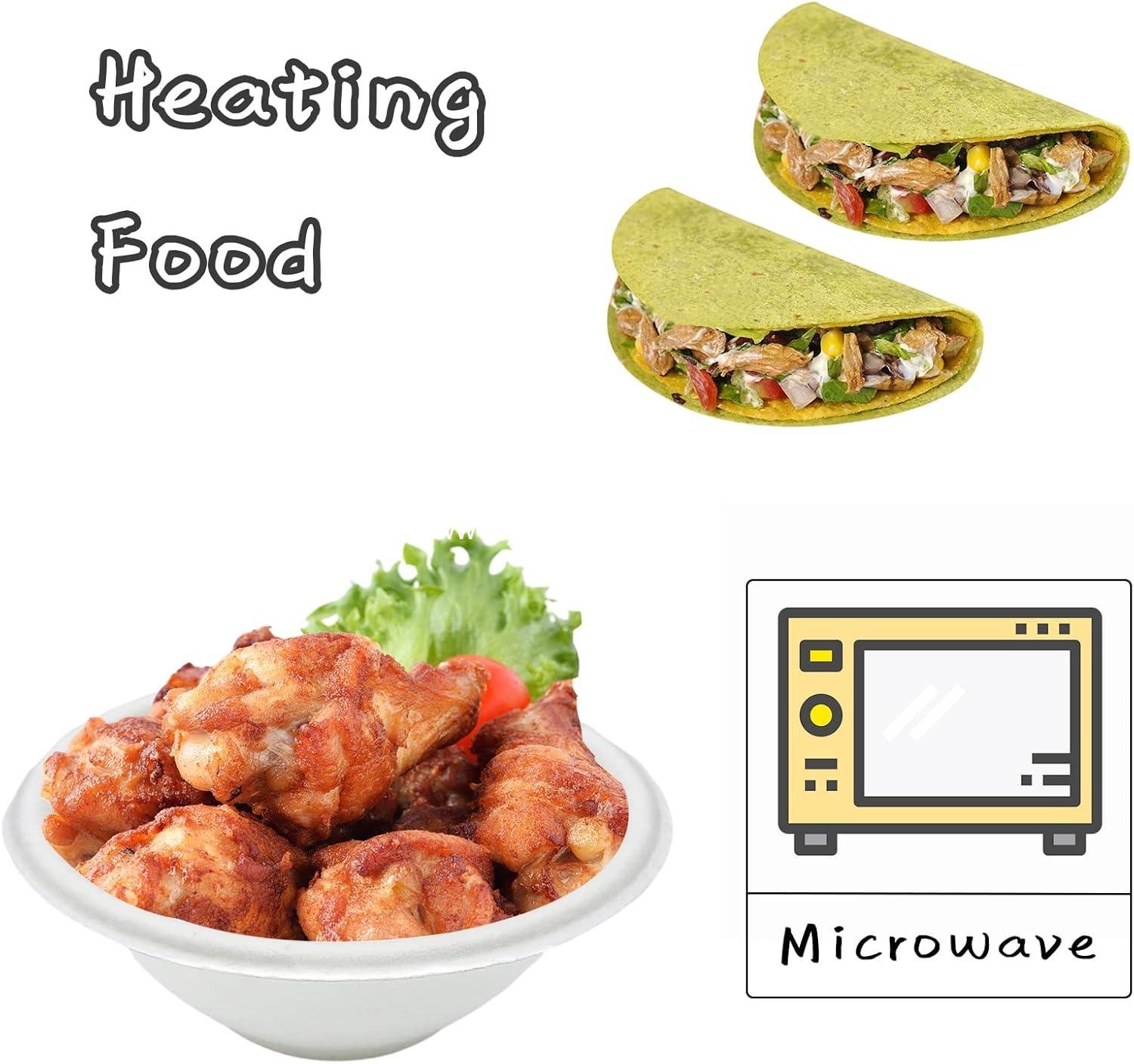 Wholesale 110 Pcs 8oz Compostable Paper Bowls Biodegradable Heavy-Duty Bagasse for Salad Dessert Parties Catering Factory Wholesale 110 Pcs 8oz Compostable Paper Bowls Biodegradable Heavy-Duty Bagasse for Salad Dessert Parties Catering Factory