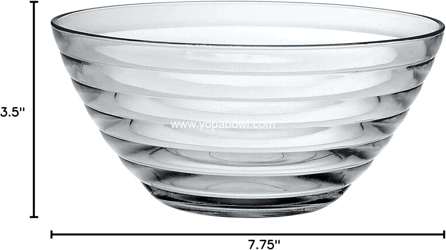 Wholesale Glass Salad Bowl, 52.5 Ounce, ODM Factory