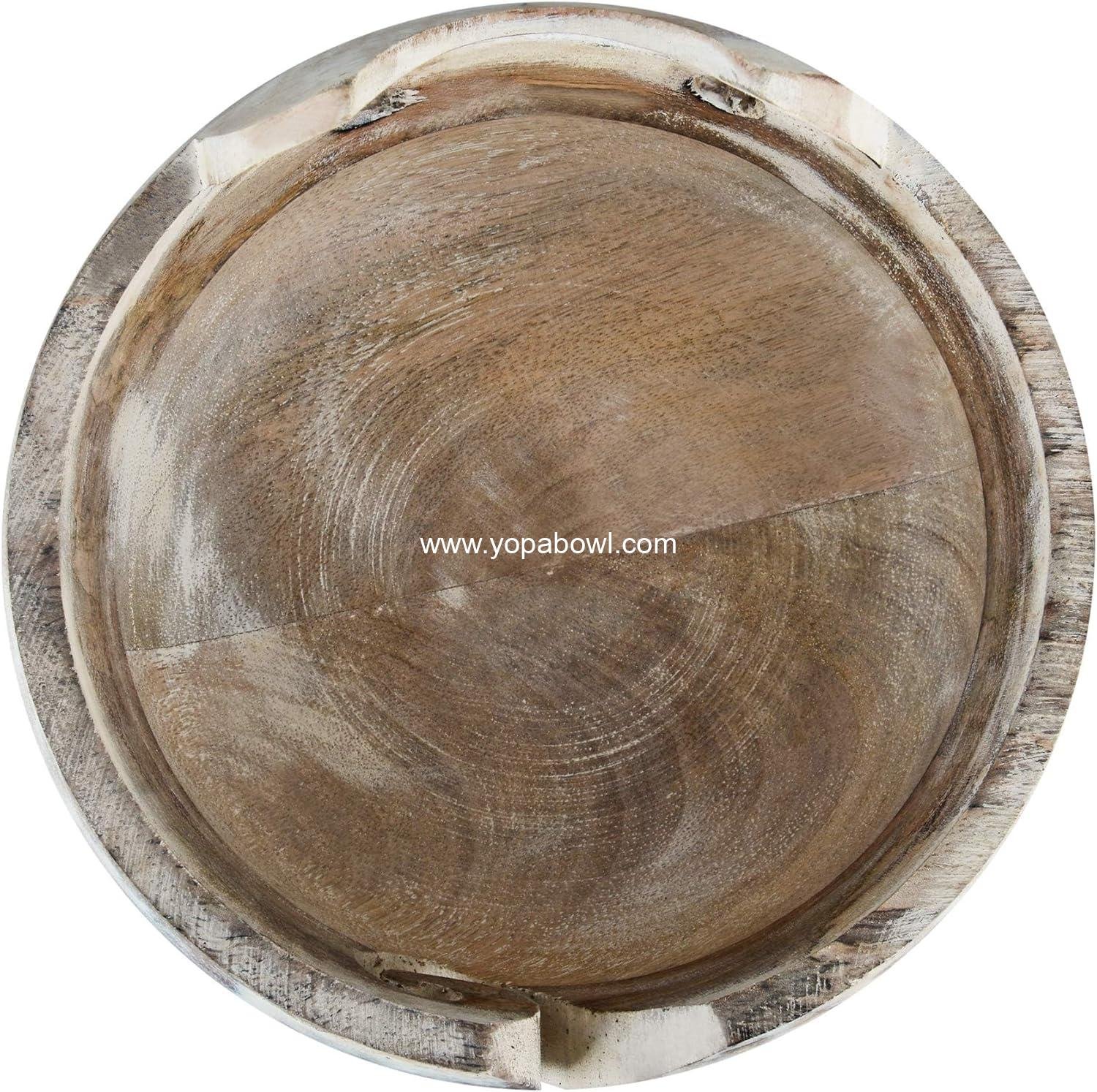 Wholesale Wooden Yarn Bowl for Women - Large 7 x 3 Knitting and Crochet Organizer, Handmade Crocheting Accessories and Supplies, Factory