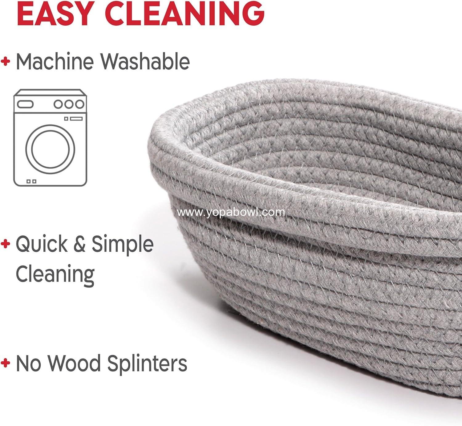 Wholesale Cotton Rope Banneton Bread Proofing Basket Set - Oval & Round Baskets with Liners & Covers for Artisan and Sourdough Bread Baking Factory Wholesale Cotton Rope Banneton Bread Proofing Basket Set - Oval & Round Baskets with Liners & Covers for Artisan and Sourdough Bread Baking Factory