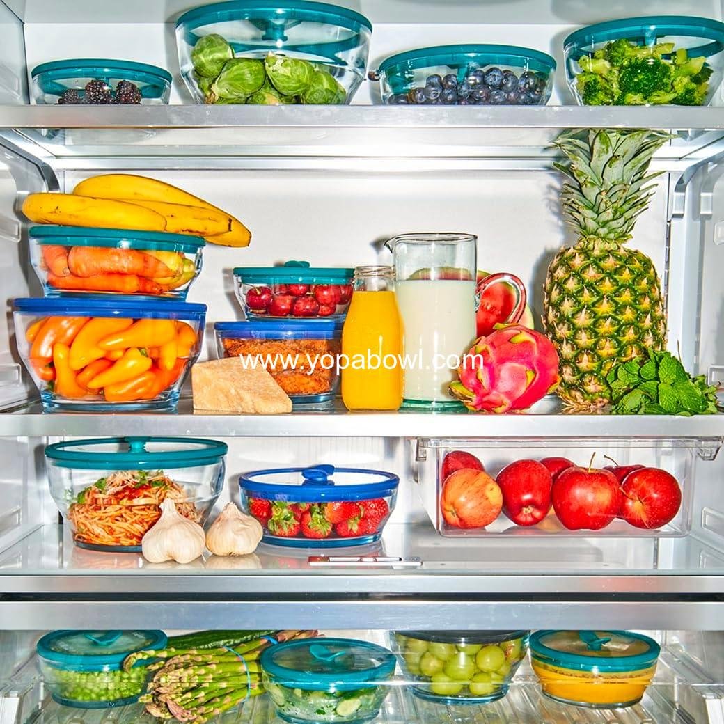 Wholesale 7-Cup Glass Food Storage with Glass Lid, Round Shallow Dish | Plastic-Free Meal Prep & Microwave Cookware | Stackable Airtight Container with Vented Lid for Microwave Reheating Factory