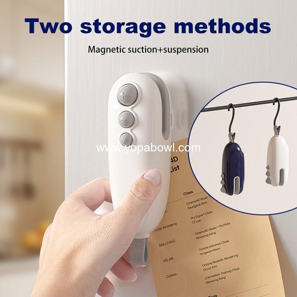 Wholesale Portable Mini Bag Sealer, 2025 Upgrade Handheld Vacuum Food Sealer for Plastic and Snack Bags, Rechargeable for Travelers (White) Factory Wholesale Portable Mini Bag Sealer, 2025 Upgrade Handheld Vacuum Food Sealer for Plastic and Snack Bags, Rechargeable for Travelers (White) Factory