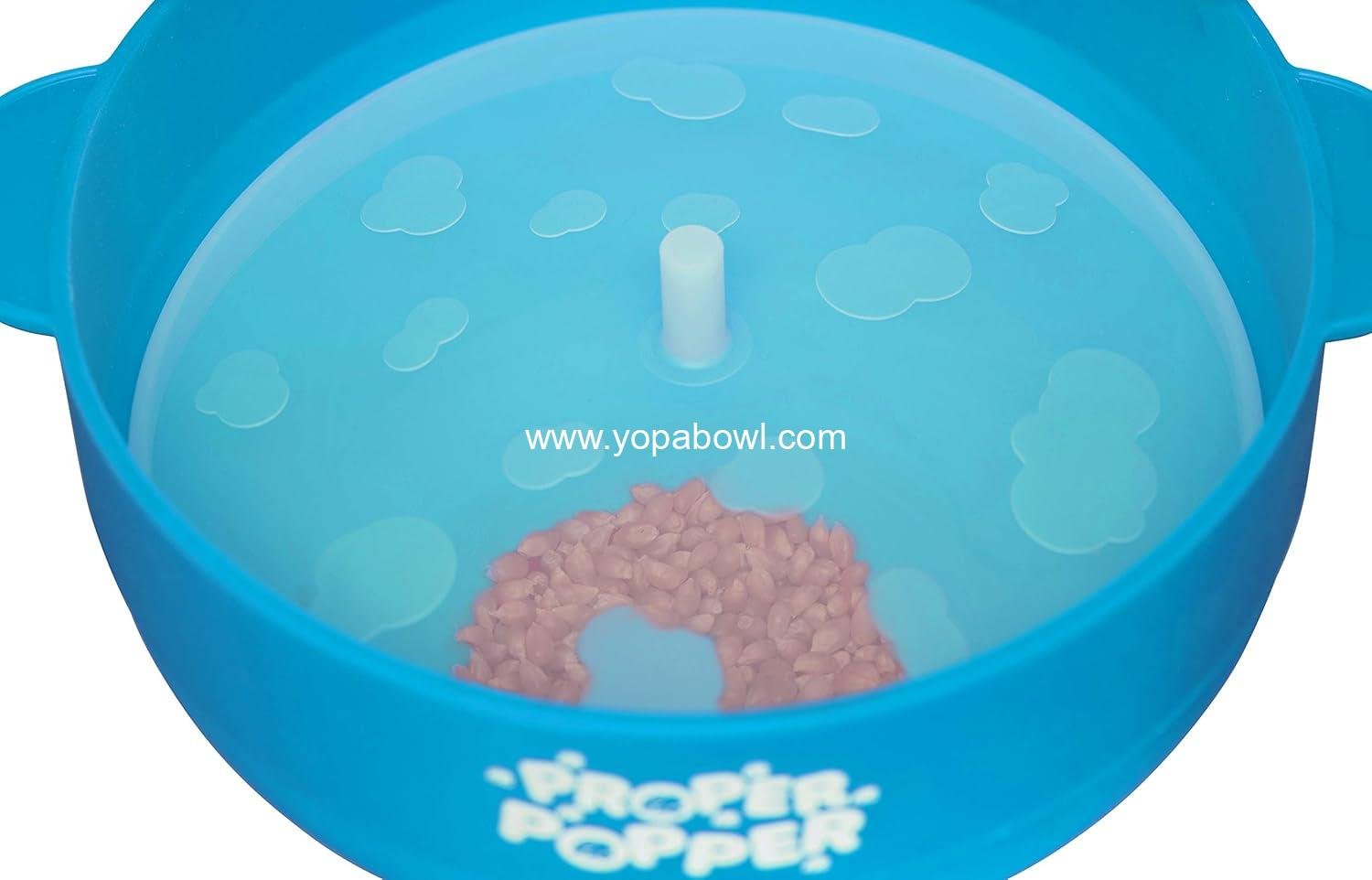 Wholesale Silicone Microwave Popcorn Maker - Collapsible BPA Free Bowl, Dishwasher Safe, 16-Cup Capacity - Turquoise Factory