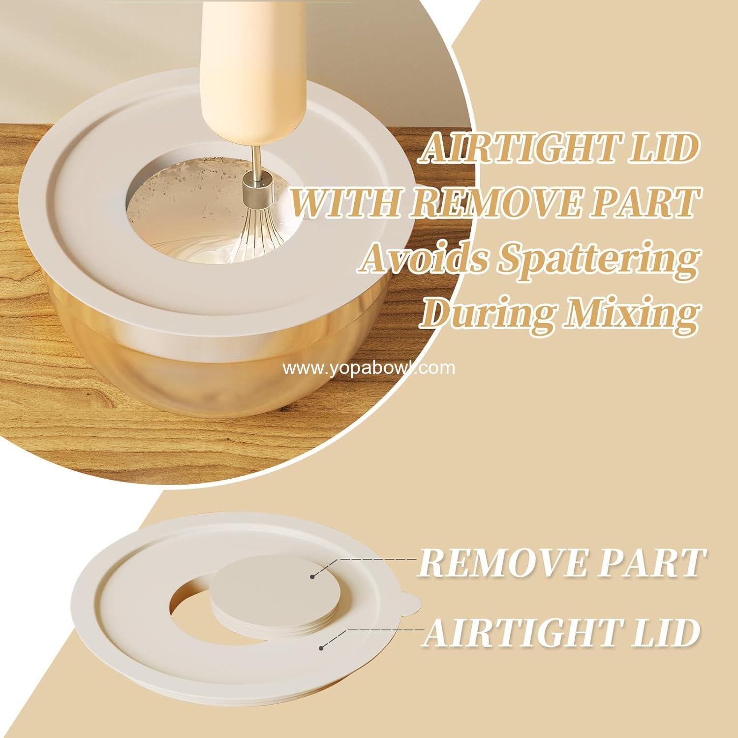 Wholesale Mixing Bowls with Lids Set, 6 Piece Stainless Steel Nesting Bowls for Kitchen, Includes 3 Grater Attachments & Non-Slip Bottoms, Sizes: 5.5 QT, 3.5 QT, 2.5 QT, 2.1 QT, 1.5 QT, 1.1 QT, Factory Wholesale Mixing Bowls with Lids Set, 6 Piece Stainless Steel Nesting Bowls for Kitchen, Includes 3 Grater Attachments & Non-Slip Bottoms, Sizes: 5.5 QT, 3.5 QT, 2.5 QT, 2.1 QT, 1.5 QT, 1.1 QT, Factory