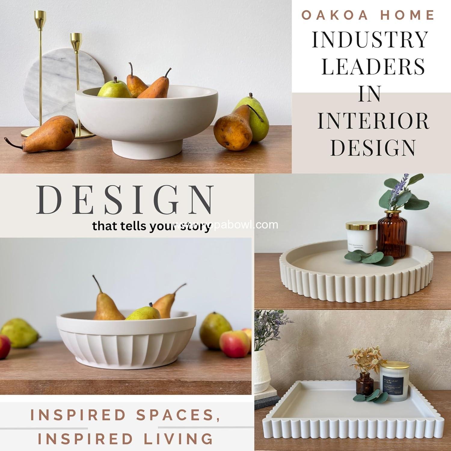 OEM Large Decorative Fruit Bowl for Kitchen Counter - Concrete Bowl for Entryway Table - Modern Centerpiece for Home Decor - Wholesale Factory OEM Large Decorative Fruit Bowl for Kitchen Counter - Concrete Bowl for Entryway Table - Modern Centerpiece for Home Decor - Wholesale Factory