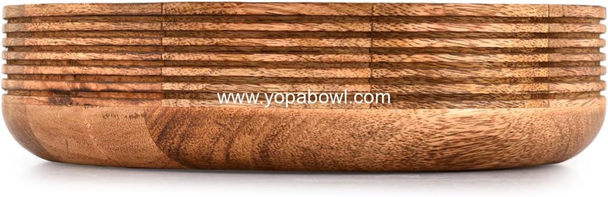 Wholesale Mango Wood Serving Bowl - Antique Handmade Fruit and Salad Bowl, 10