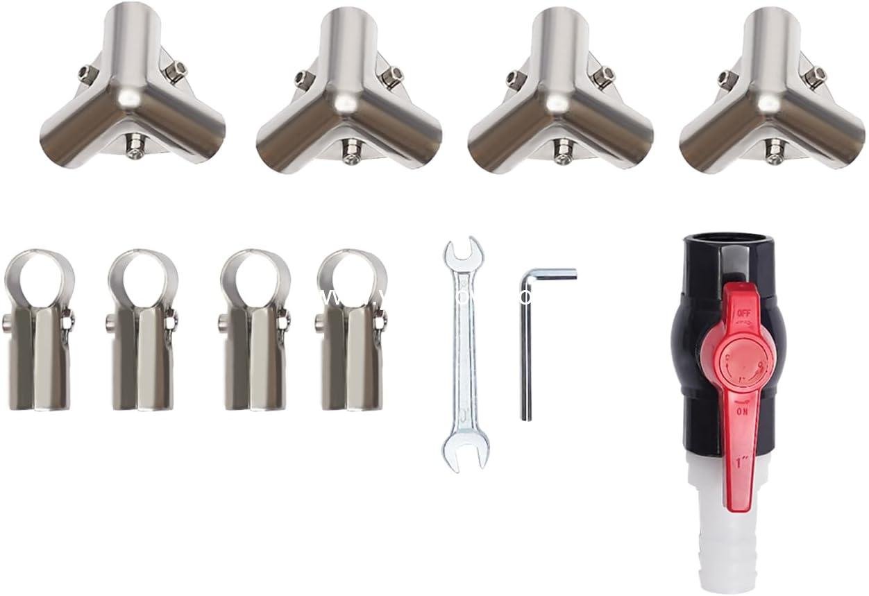 Wholesale Foldable Above Ground Fish Pond, Steel Frame Koi Breeding Pool with Drain Valve, Blue Aquarium Water Tank, Portable Storage Solution, Factory