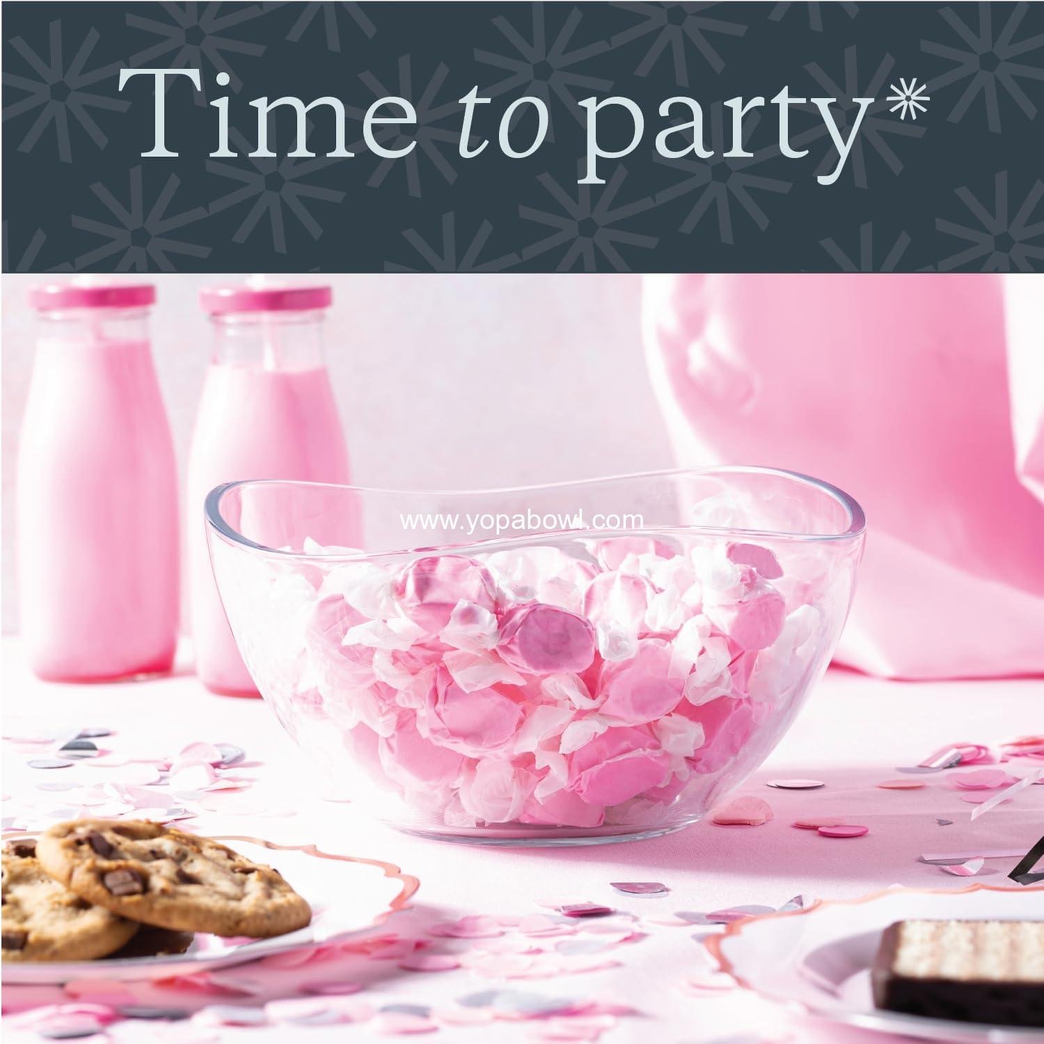 Wholesale Beautiful Wavy Design Serving Bowl, 63.5 oz Large Salad Bowl for Parties and Everyday Use, Elegant Bowl for Salads, Pasta, Fruit, Microwave and Dishwasher Safe, Factory