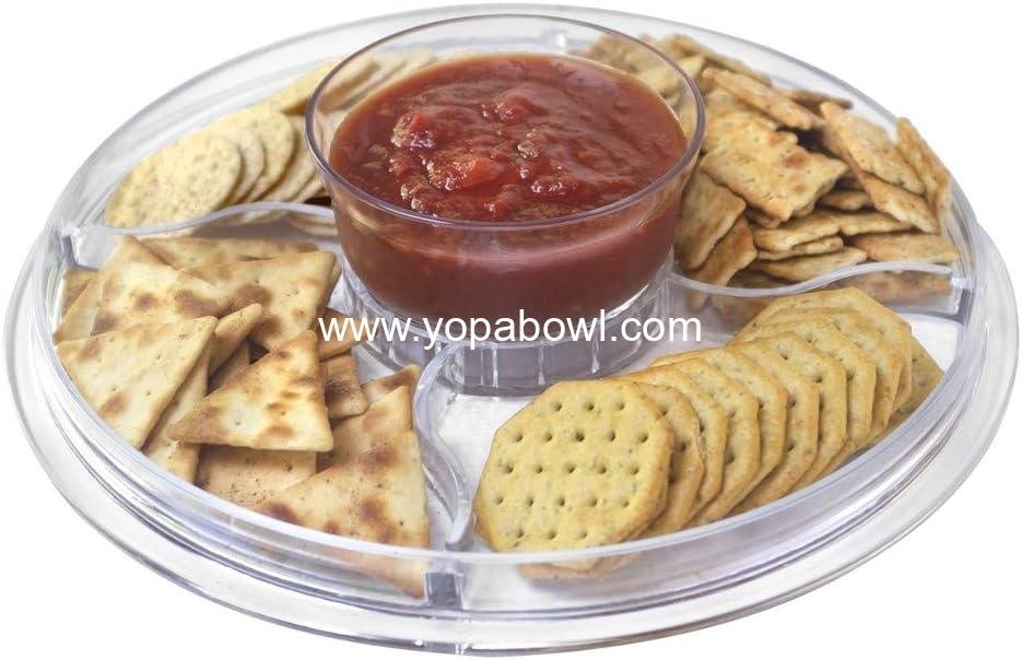 OEM 6-in-1 Cake Stand with Dome Cover, Multi-Purpose Serving Platter, Punch Bowl, and Dessert Tray, BPA Free, Wholesale Factory