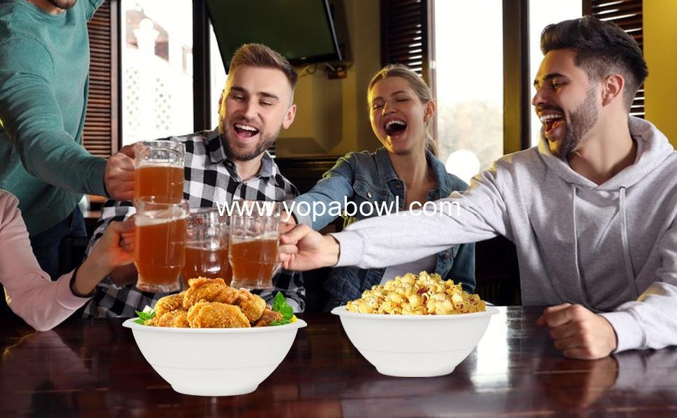 Wholesale 40oz Large Disposable Paper Bowls, 100 Pack Heavy Duty Compostable Sugarcane Bowls for Cereal, Salads, Hot & Cold Food - Factory