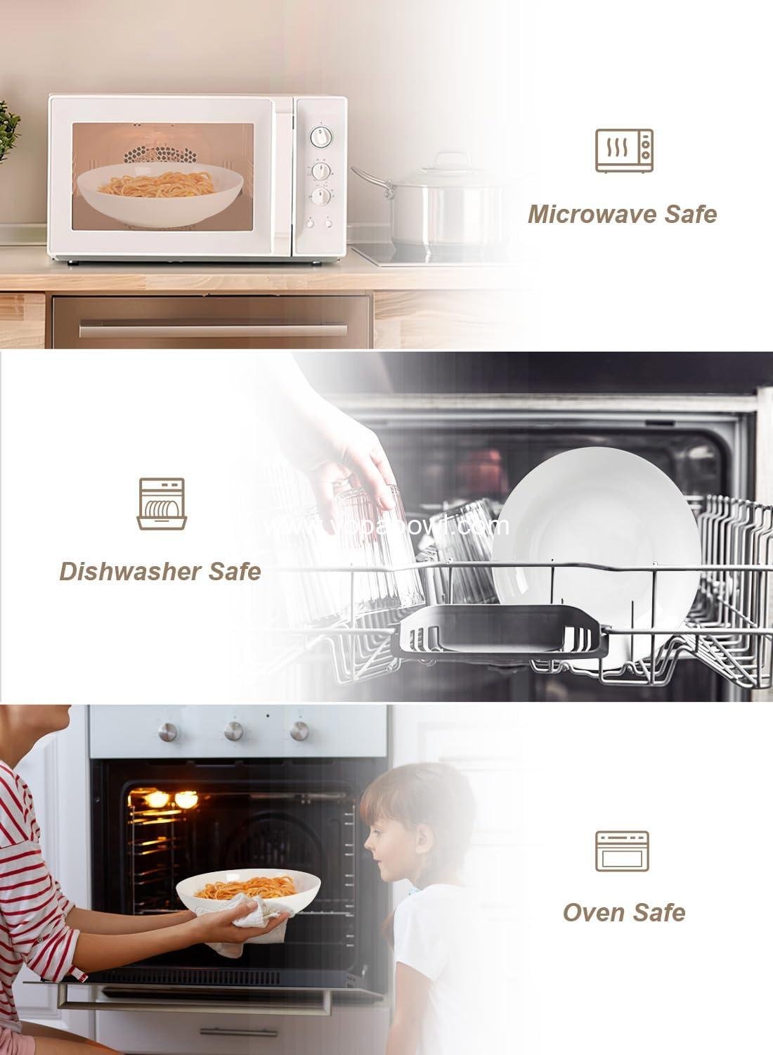 Wholesale 35oz Pasta Bowls Set of 6, 8.5