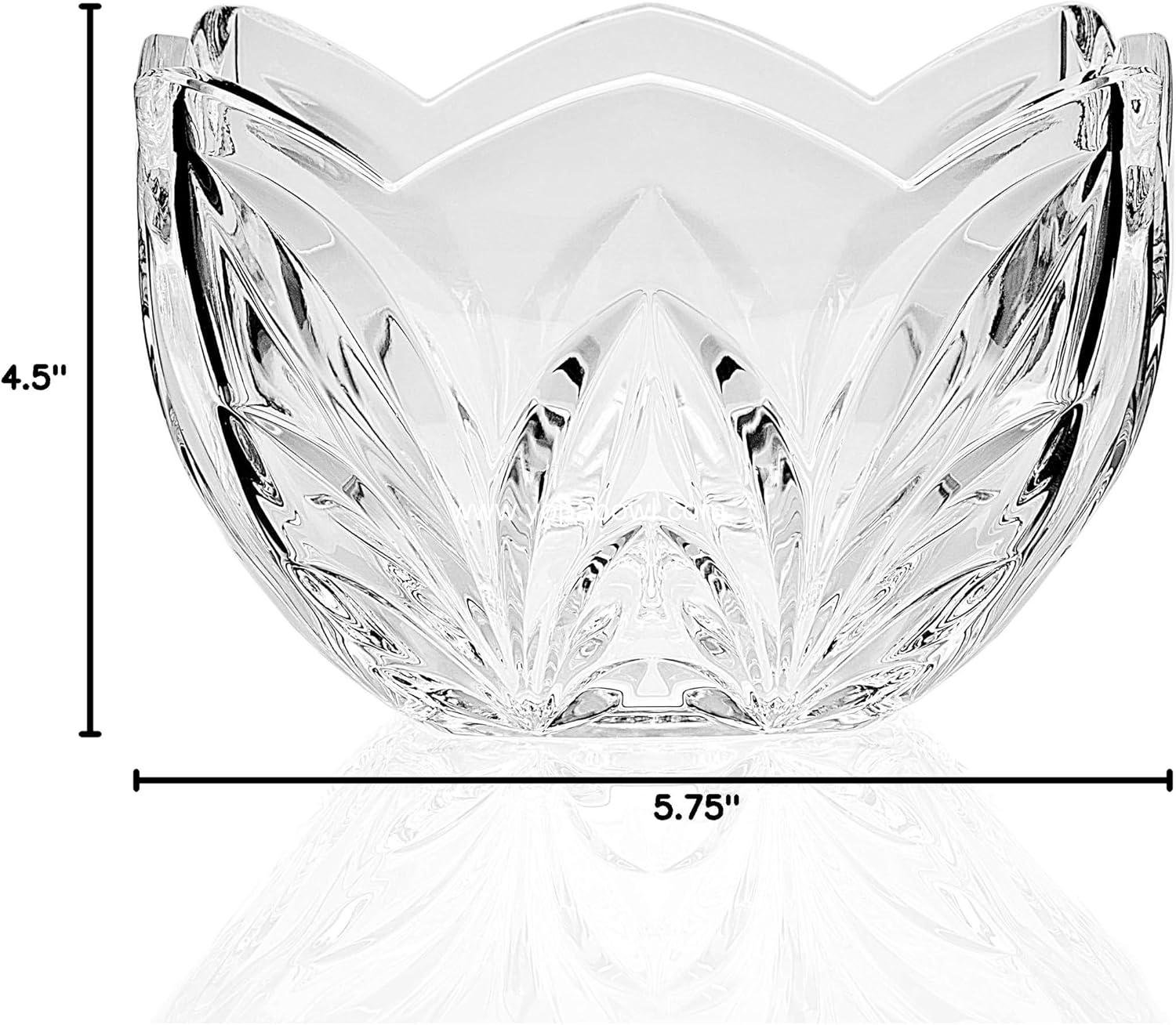 Wholesale Square Crystal Bowl - Shannon 8-inch - Factory