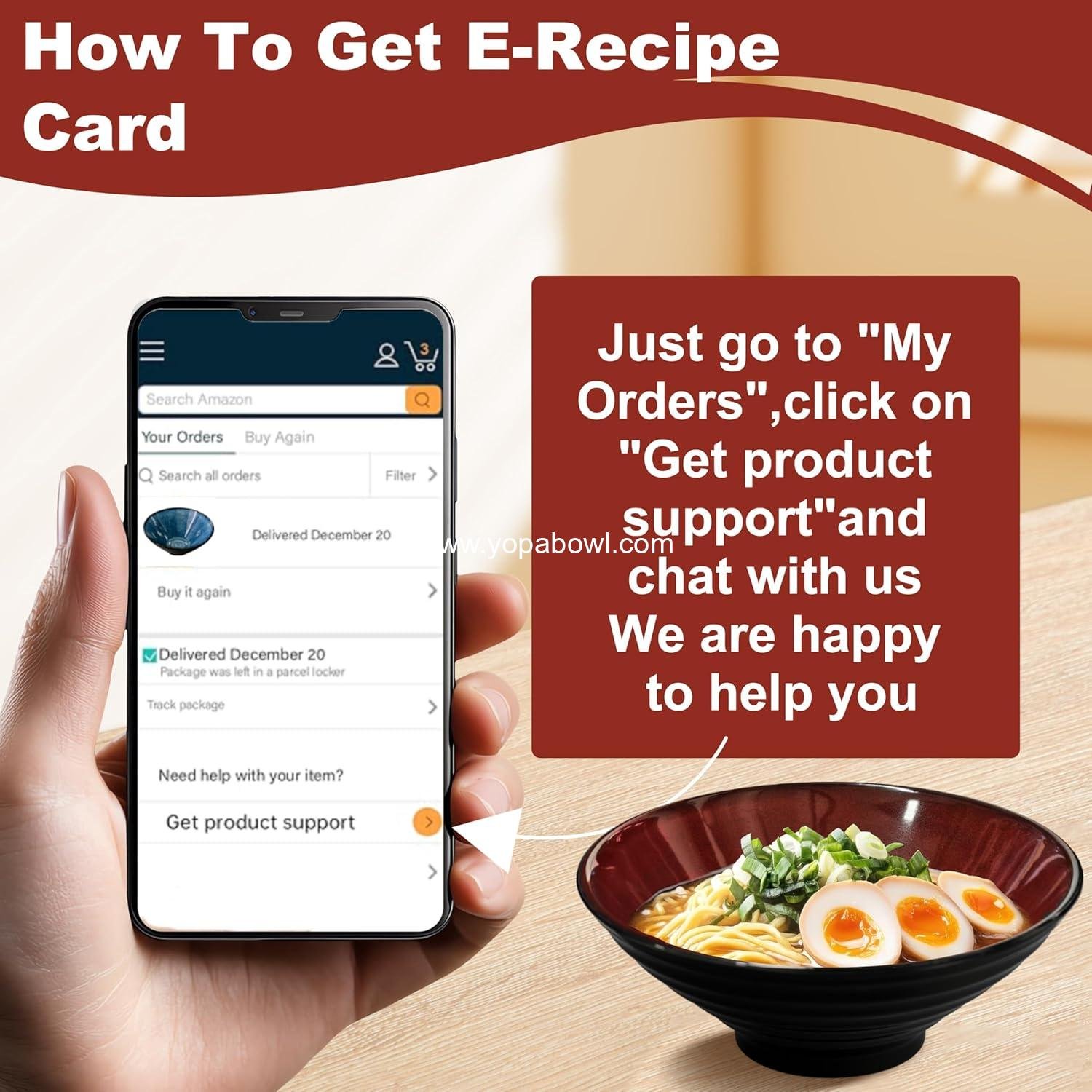 OEM 8-Inch Large Ceramic Ramen Bowls 2 Sets 8 Pieces Porcelain Dishwasher Microwave Safe for Noodles Pasta Soup Cereal Salad with Chopsticks Forks Spoons Housewarming Gift for Men Women supplier