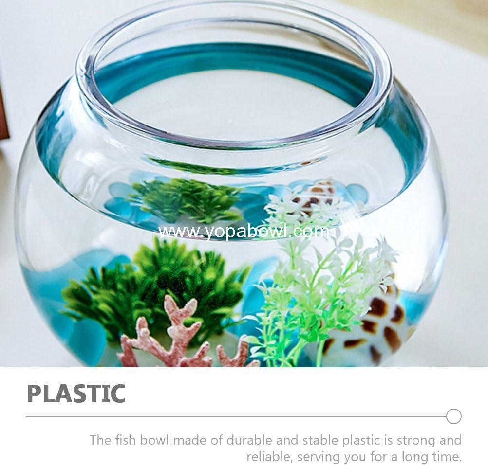OEM Transparent Plastic Betta Fish Tank Aquarium Bowl Desktop Home Decor Factory OEM Transparent Plastic Betta Fish Tank Aquarium Bowl Desktop Home Decor Factory