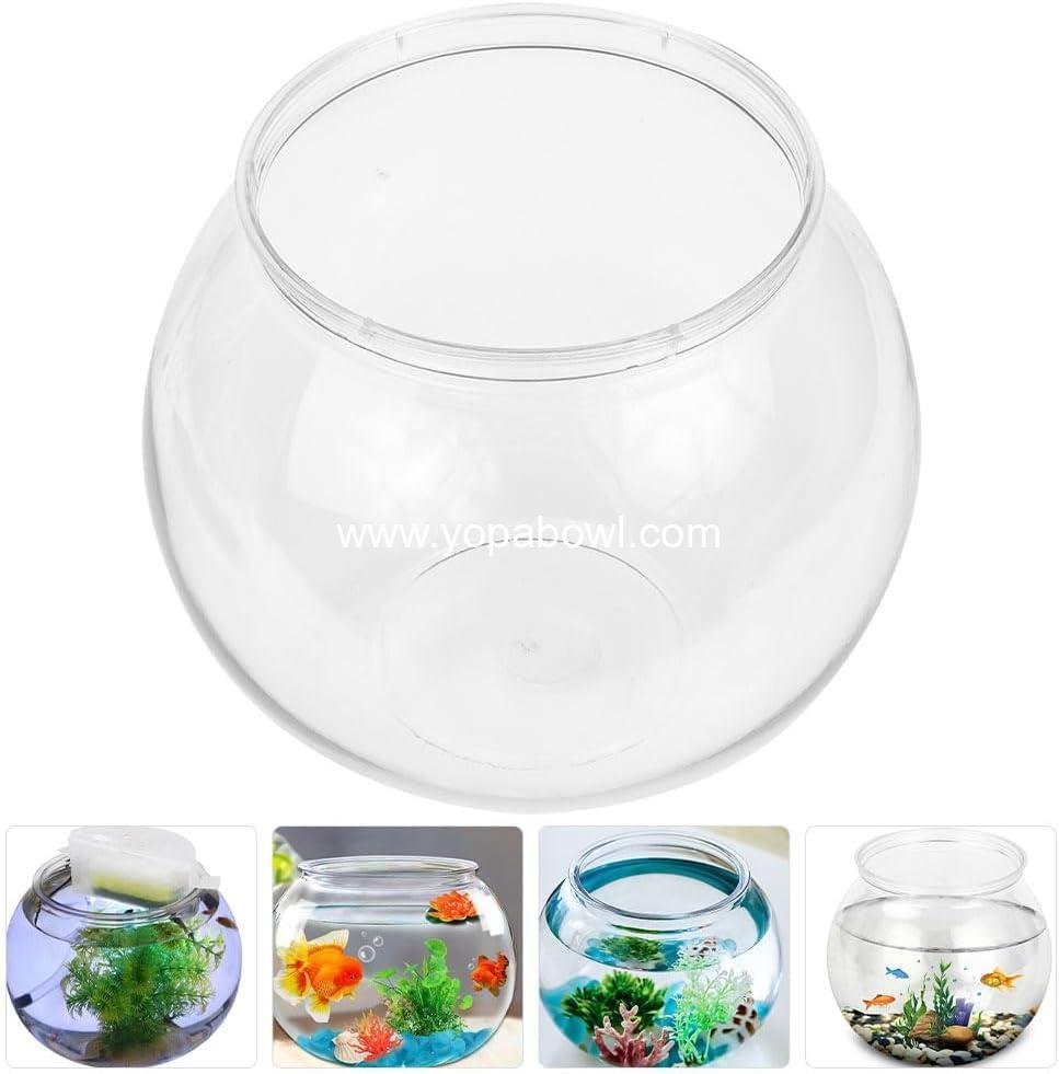 OEM Transparent Plastic Betta Fish Tank Aquarium Bowl Desktop Home Decor Factory OEM Transparent Plastic Betta Fish Tank Aquarium Bowl Desktop Home Decor Factory