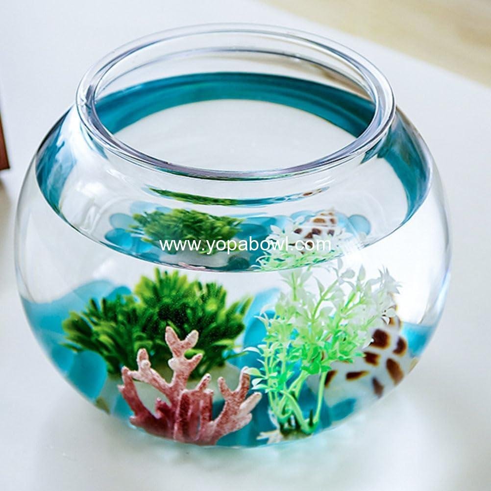 OEM Transparent Plastic Betta Fish Tank Aquarium Bowl Desktop Home Decor Factory OEM Transparent Plastic Betta Fish Tank Aquarium Bowl Desktop Home Decor Factory