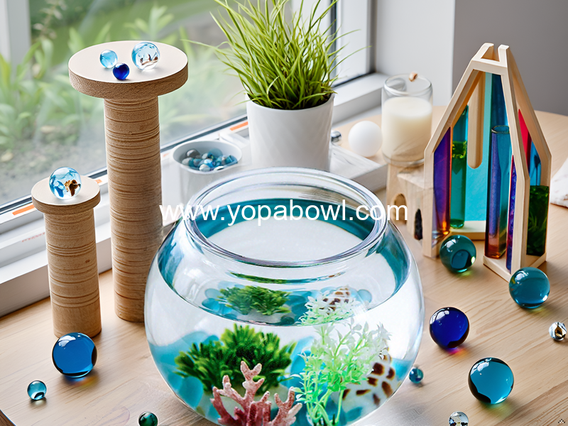 OEM Transparent Plastic Betta Fish Tank Aquarium Bowl Desktop Home Decor Factory OEM Transparent Plastic Betta Fish Tank Aquarium Bowl Desktop Home Decor Factory