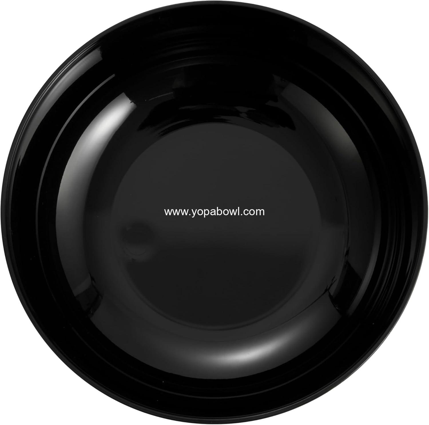 Wholesale 6 Oz Disposable Plastic Dessert Bowls 50-Pack Small Heavyweight Black for Parties Weddings Events Factory