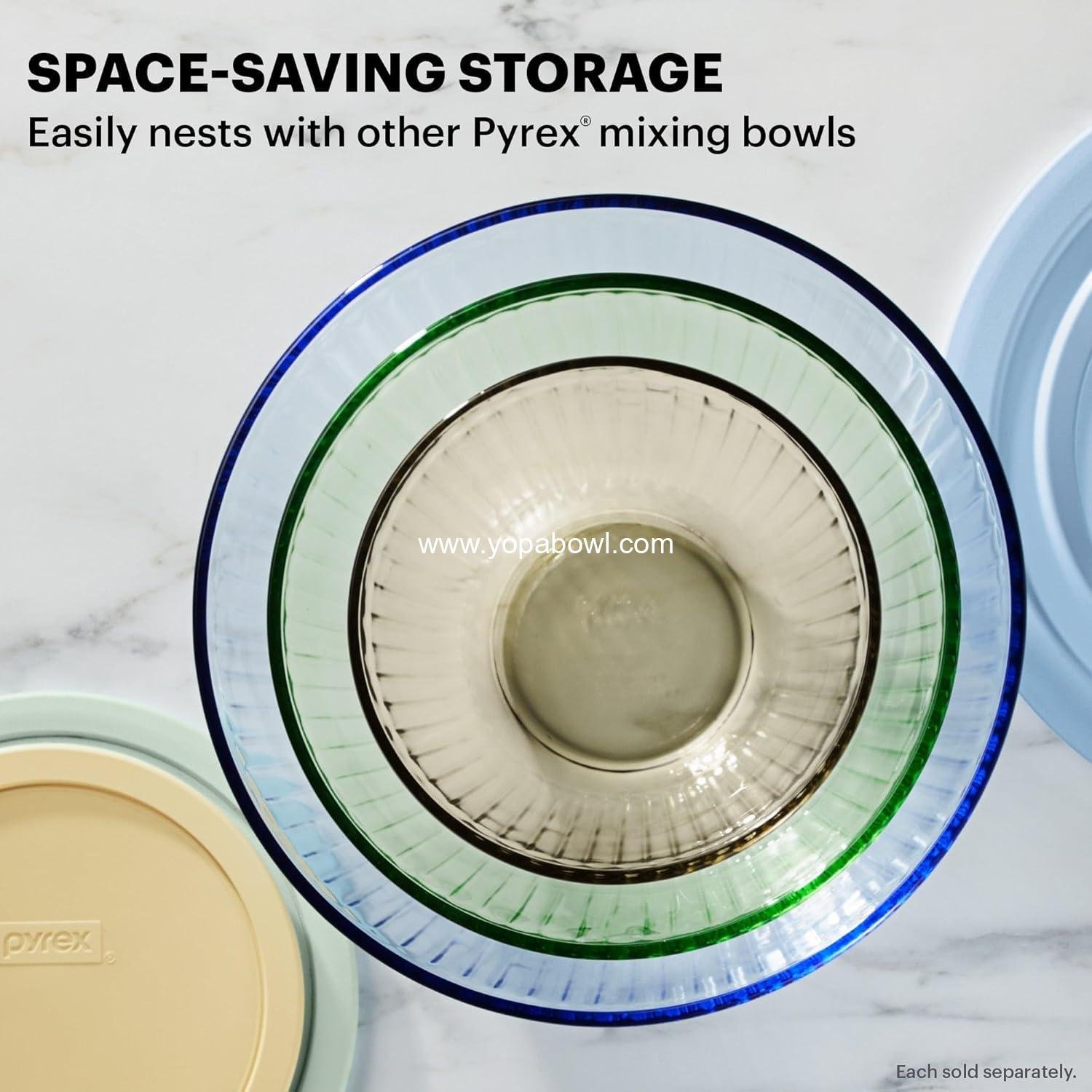 OEM 4.5 Quart Bowl with Blue Lid 1 Each Factory