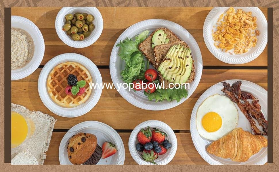 Wholesale 800 Pack 5 oz White Disposable Plastic Bowls Premium Lightweight for Desserts Appetizers Soups Parties Weddings Factory