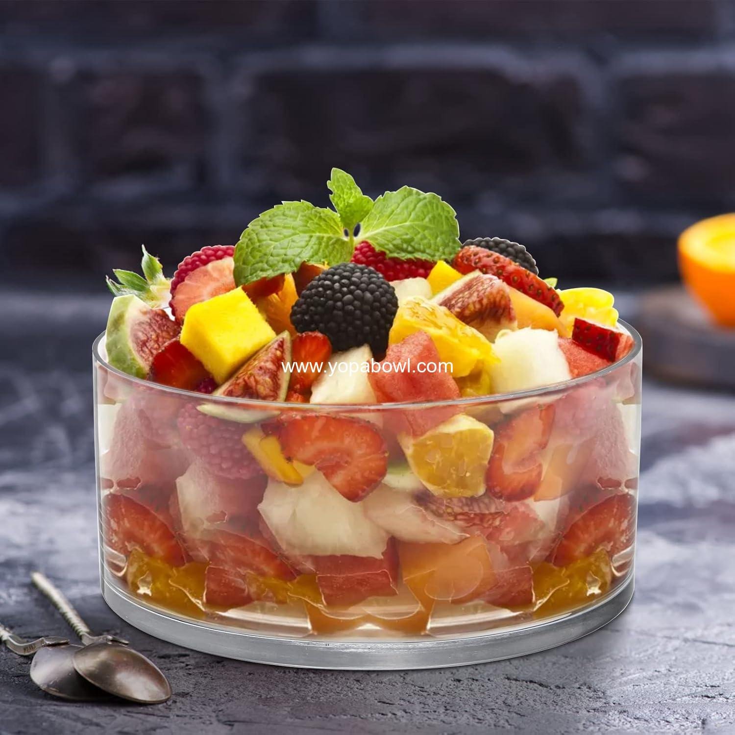 Wholesale 4 Inch Tall x 8 Inch Wide Glass Cylinder Vase Flower Terrarium Bowl Decorative Centerpiece for Weddings Events Pillar Candle Arrangements Clear Factory