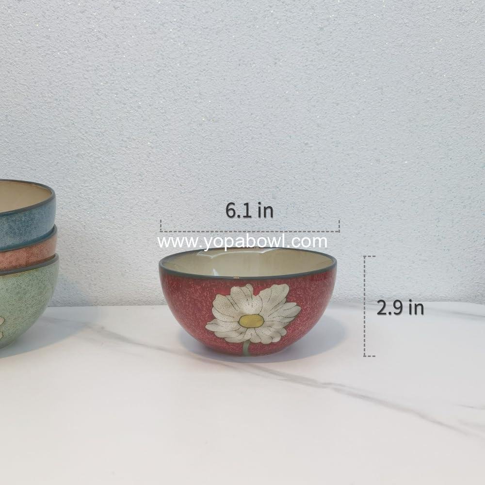 OEM 28oz Ceramic Bowl Set of 4 for Kitchen Cereal Salad Pasta Soup Ramen Serving Breakfast Lunch Dinner Dishwasher Microwave Oven Safe Blue Red Green Pink Factory OEM 28oz Ceramic Bowl Set of 4 for Kitchen Cereal Salad Pasta Soup Ramen Serving Breakfast Lunch Dinner Dishwasher Microwave Oven Safe Blue Red Green Pink Factory