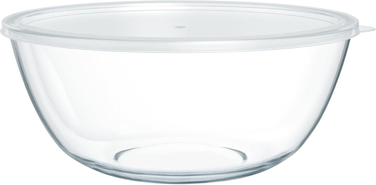 Wholesale 4.7 Qt Extra Large Clear Glass Mixing Bowls – Ideal for Salad, Cooking, and Bread Storage – Manufacturer