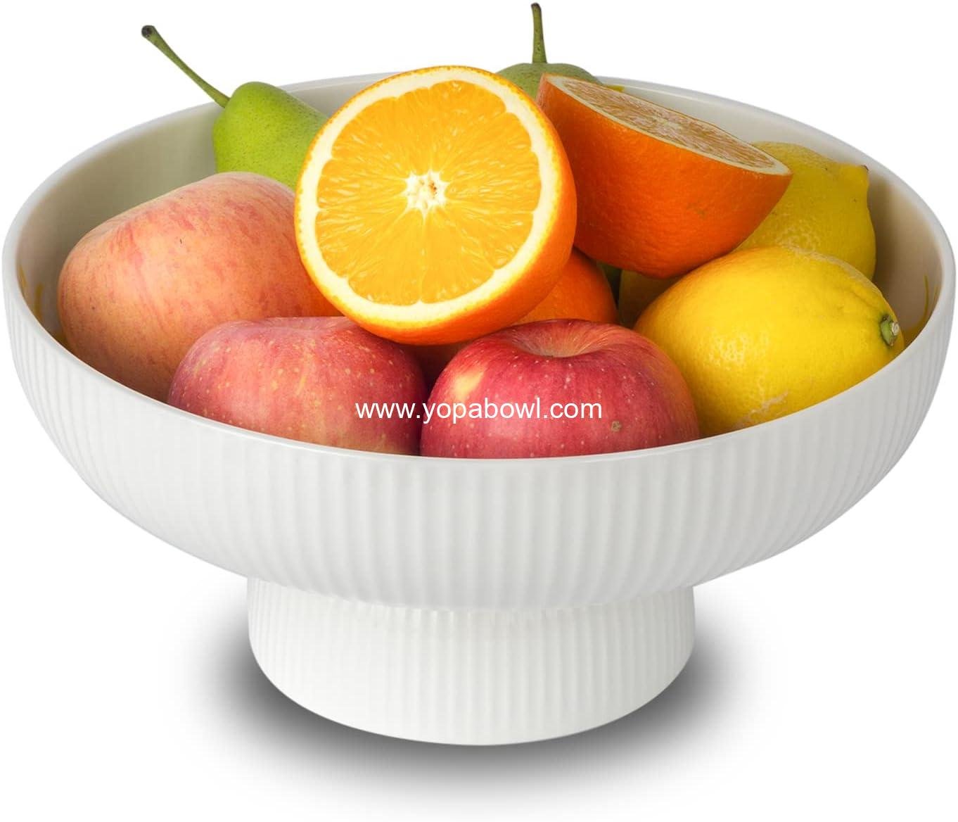 Wholesale Ceramic Fruit Bowl with Draining Holes, 10