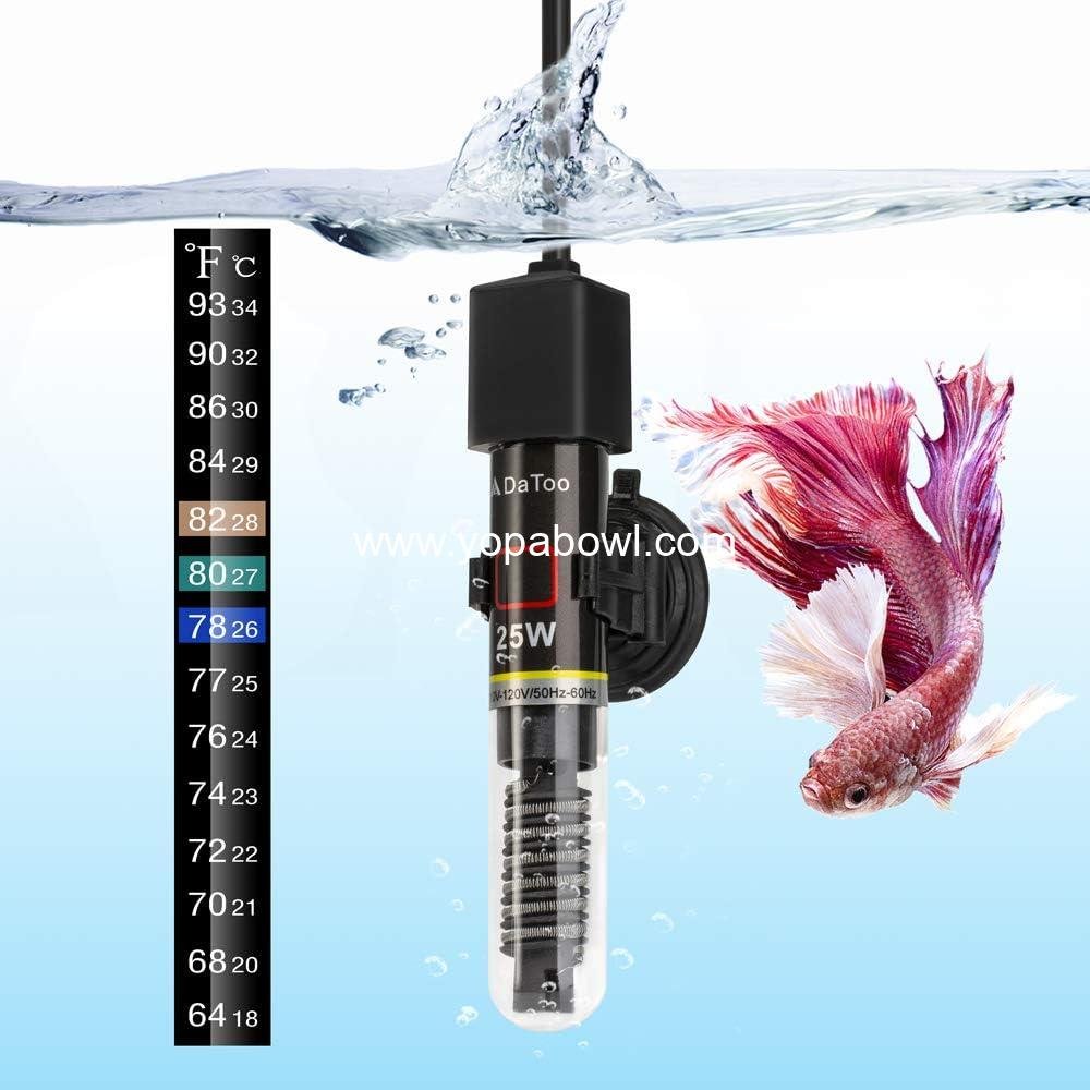 Wholesale Mini Aquarium Heater 25W Small Fish Tank Heater with Free Thermometer Sticker - Factory Wholesale Mini Aquarium Heater 25W Small Fish Tank Heater with Free Thermometer Sticker - Factory