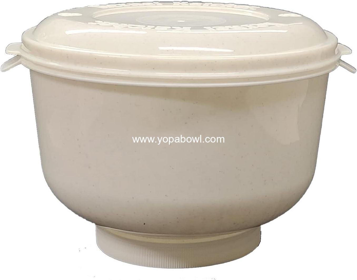 Wholesale Popcorn Bowl Set - Large Reusable Kernel Katcher with Lid, Sifter Shaker, and Separator, Dishwasher Safe, Made from Recycled Plastic with Handle (White Granite) Factory