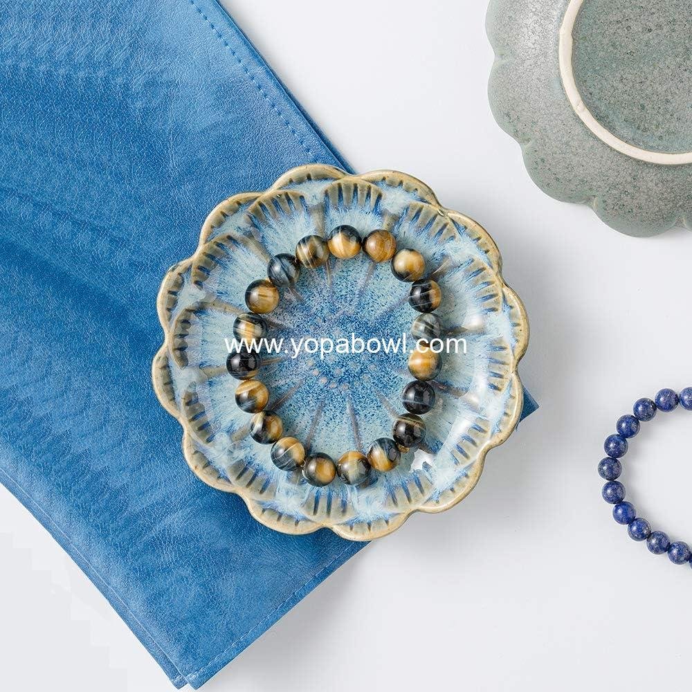 OEM Flower Shape Ring Holder Decorative Earring Stand Jewelry Organizer Key Bowl Trinket Dish for Women Friends Manufacturer