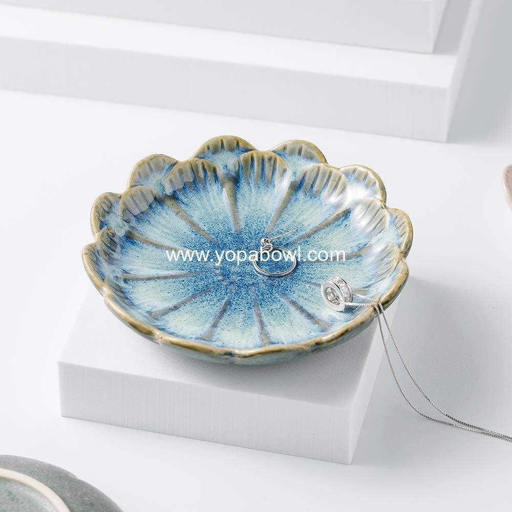 OEM Flower Shape Ring Holder Decorative Earring Stand Jewelry Organizer Key Bowl Trinket Dish for Women Friends Manufacturer