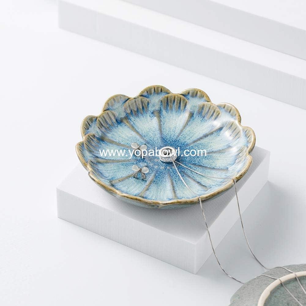 OEM Flower Shape Ring Holder Decorative Earring Stand Jewelry Organizer Key Bowl Trinket Dish for Women Friends Manufacturer