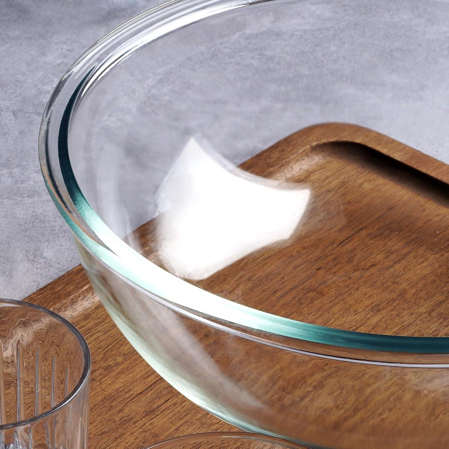 OEM 6.3QT 11-Inch Large Glass Mixing Bowl for Salad Serving and Sourdough Factory