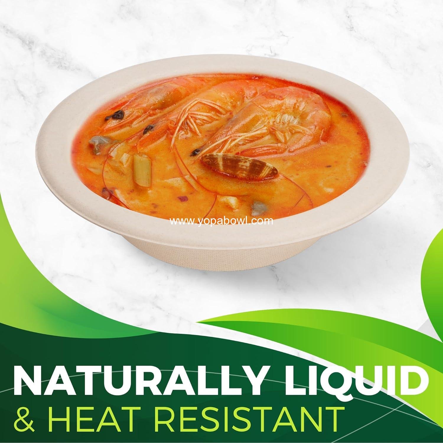 Wholesale 16 oz Paper Bowls 150 Pack Heavy Duty Disposable Compostable Eco-Friendly Bagasse for Hot Soups Cereals Factory Wholesale 16 oz Paper Bowls 150 Pack Heavy Duty Disposable Compostable Eco-Friendly Bagasse for Hot Soups Cereals Factory