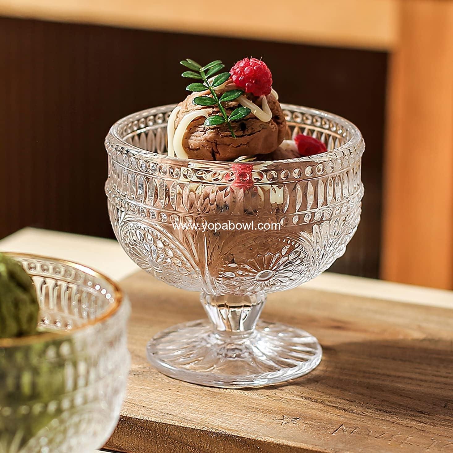 OEM 6-Pack 10 oz Glass Dessert Bowls Mini Trifle Serving for Ice Cream Fruit Pudding Snacks Cereal Nuts Factory OEM 6-Pack 10 oz Glass Dessert Bowls Mini Trifle Serving for Ice Cream Fruit Pudding Snacks Cereal Nuts Factory