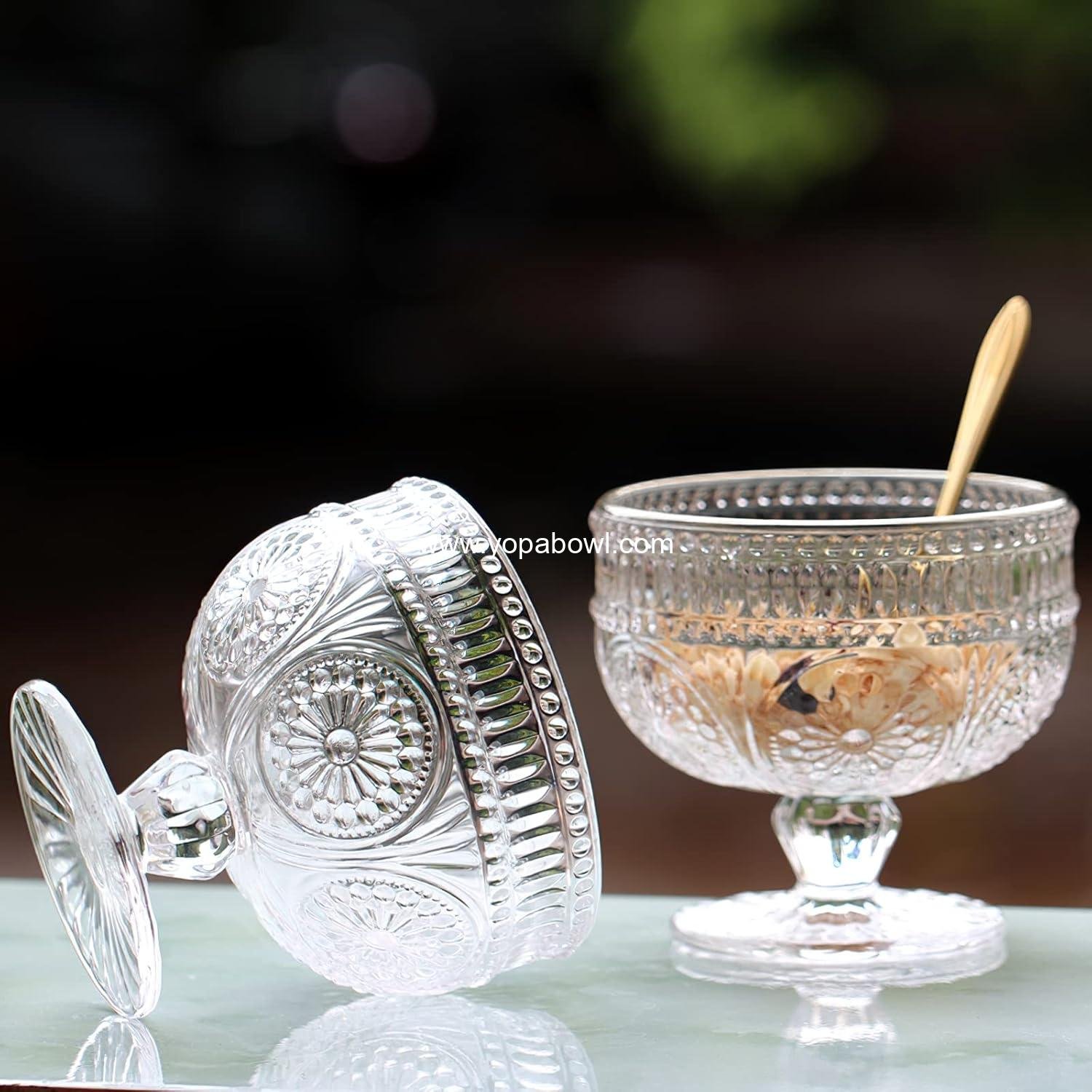 OEM 6-Pack 10 oz Glass Dessert Bowls Mini Trifle Serving for Ice Cream Fruit Pudding Snacks Cereal Nuts Factory OEM 6-Pack 10 oz Glass Dessert Bowls Mini Trifle Serving for Ice Cream Fruit Pudding Snacks Cereal Nuts Factory